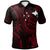 Papua New Guinea Custom Polo Shirt Red Turtle Unisex Red - Polynesian Pride