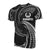 Pohnpei Micronesia All Over T Shirt White Tribal Wave Unisex Black - Polynesian Pride