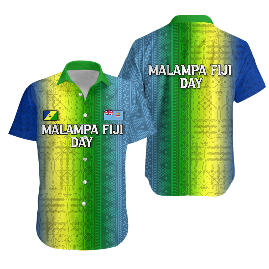 Vanuatu Malampa Fiji Day Hawaiian Shirt - Flag Version - LT12 Unisex Blue - Polynesian Pride