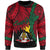 Papua New Guinea East Sepik Province Polynesian Sweater - Tribal Wave Tattoo Unisex Red - Polynesian Pride