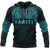 Tahiti Polynesian Tattoo All Over Hoodie Blue Unisex Blue - Polynesian Pride