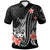 Tonga Polo Shirt Polynesian Hibiscus Pattern Style Unisex Black - Polynesian Pride
