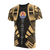 Tahiti T Shirt Tahiti FLag Polynesian Tattoo Gold Style Unisex Black-Gold - Polynesian Pride