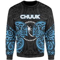 Chuuk Polynesian Sweater - Spirit Style Blue Unisex Blue - Polynesian Pride