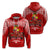 Mate Maa Tonga Sipi Tau Hoodie LT12 Unisex Red - Polynesian Pride