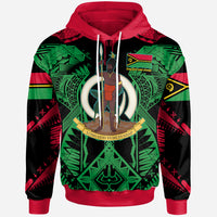 Vanuatu Hoodie Vanuatu "Long God yumi stanap" Polynesian Pride Hoodie LT10 Black - Polynesian Pride
