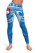 Samoa Rugby Toa Samoa Blue Style Women Legging - LT2 Blue - Polynesian Pride