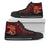 American Samoa High Top Shoes - Manulele Tausala Nuuuli (Ver 2) Unisex Black - Polynesian Pride