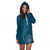 Marshall Islands Hoodie Dress - Polynesian Style Blue - Polynesian Pride