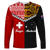 Tonga Combine Australia Aboriginal Heritage Long Sleeve Shirt - LT12 Unisex Red - Polynesian Pride