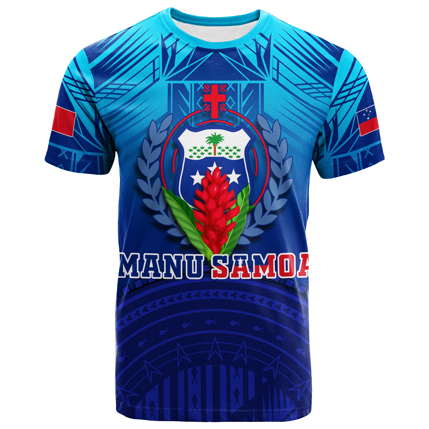Custom Manu Samoa Legend T Shirt LT12 Unisex Blue - Polynesian Pride
