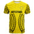Custom Cook Islands Aitutaki T Shirt Tribal Pattern LT12 Unisex Yellow - Polynesian Pride
