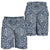 Polynesian Culture Blue White Men's Short White - Polynesian Pride