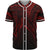 American Samoa Baseball Shirt - Red Color Cross Style Unisex Black - Polynesian Pride