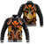 Hawaii Hula Girl Floral Baseball Jacket - LT12 Unisex Black - Polynesian Pride
