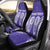 (Custom Personalised)Cook Islands Rarotonga Car Seat Covers - Purple Tribal Pattern - LT12 Universal Fit Purple - Polynesian Pride