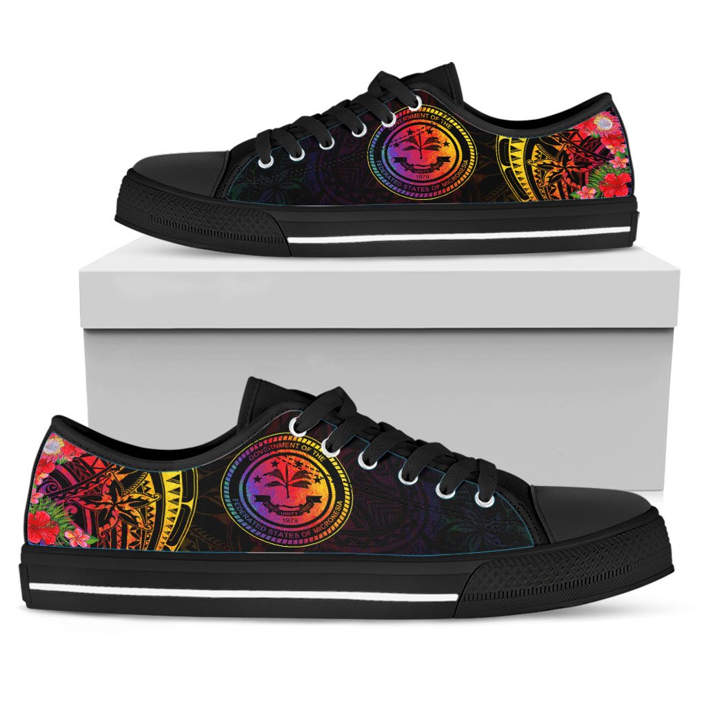 Federated States of Micronesia Low Top Shoes - Tropical Hippie Style - Polynesian Pride