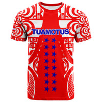 Tuamotu Archipelago Tribal Tattoo T Shirt LT12 Unisex Red - Polynesian Pride