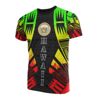 Hawaii T Shirt Hawaii Seal Polynesian Tattoo Reggae Style Unisex Reggae - Polynesian Pride