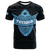 Tavarua Fiji Tapa Tribal T Shirt LT12 Unisex Blue - Polynesian Pride