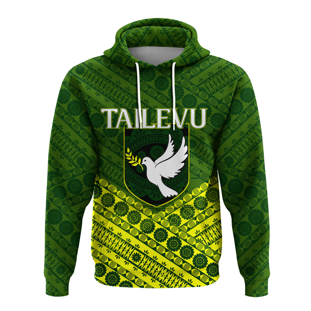 Tailevu Rugby Union Fiji Hoodie Tapa Pattern LT12 - Polynesian Pride