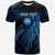Nauru Polynesian Custom T Shirt Legend Blue Version Unisex Blue - Polynesian Pride
