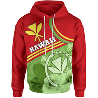 Hawaii Polynesian Hoodie Hawaii Kanaka Maoli Unisex Green - Polynesian Pride