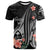Guam T-Shirt - Polynesian Hibiscus Pattern Style