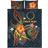 Cook Islands Polynesian Personalised Quilt Bed Set - Legend of Cook Islands (Blue) - Polynesian Pride