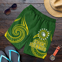 Cook Islands Rugby Men's Short - Tribal Pattern - LT12 - Polynesian Pride