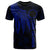 Cook Islands T Shirt Polynesian Wings (Blue) Unisex Blue - Polynesian Pride