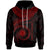 Marshall Islands Polynesian Hoodie Marshall Islands Waves (Red) Unisex Red - Polynesian Pride