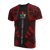 Cook Islands T Shirt Polynesian Coat of Arms Polynesian Tattoo Red Style Unisex Red - Polynesian Pride