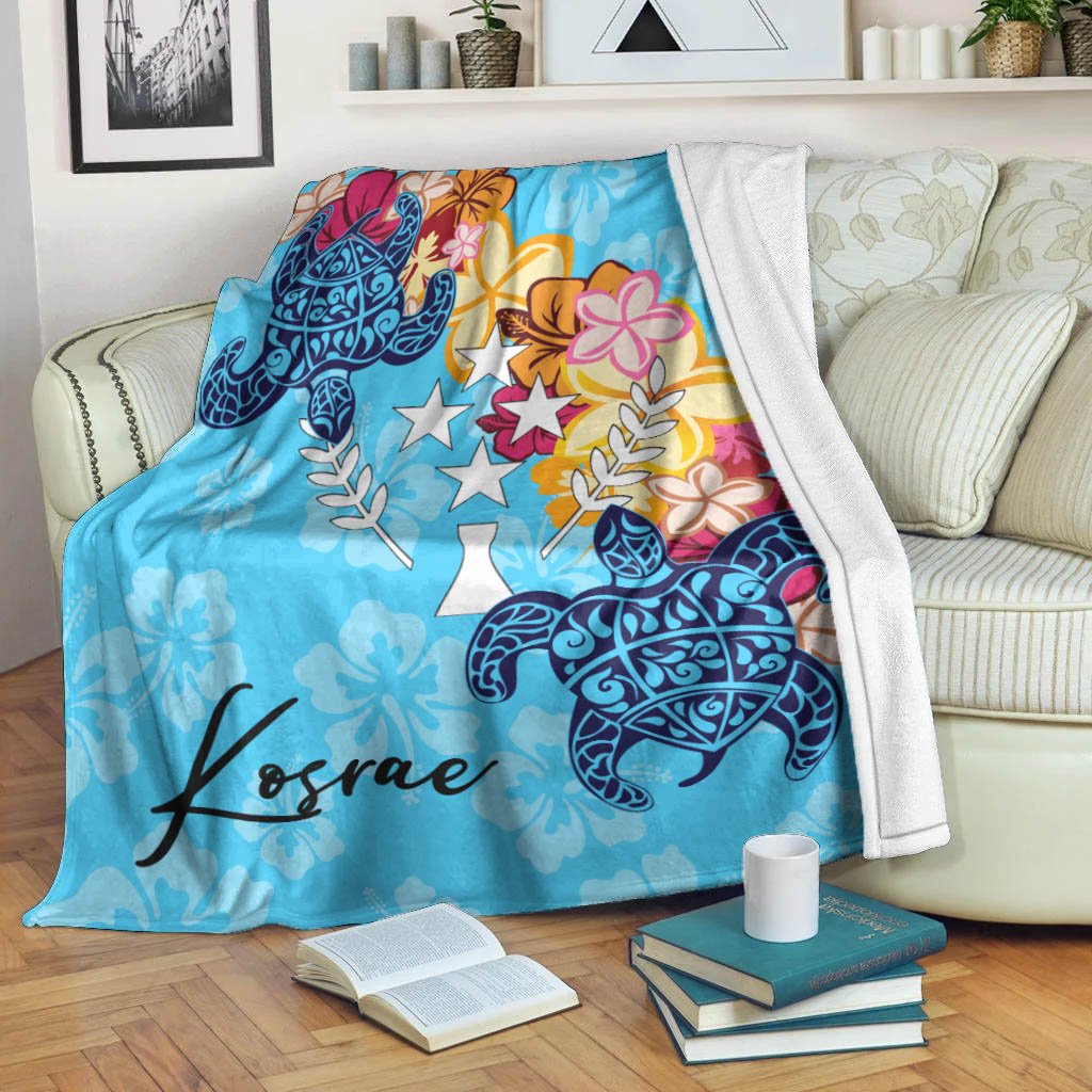 Kosrae Premium Blanket - Tropical Style White - Polynesian Pride