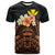 Hawaii Custom Personalised T-shirt - Tribal Pattern Hibiscus