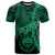 Federated States of Micronesia T Shirt Tribal Wave Tattoo Green Unisex Green - Polynesian Pride