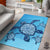 Big Blue Turtle Area Rug Black - Polynesian Pride