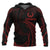 Pohnpei Micronesia Hoodie Red Tribal Wave Unisex Red - Polynesian Pride