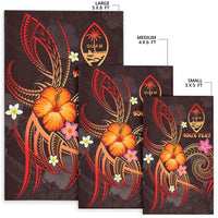 Guam Polynesian Personalised Area Rug - Legend of Guam (Red) - Polynesian Pride