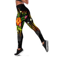 Fiji Polynesian Women's Leggings - Legend of Fiji (Reggae) - Polynesian Pride