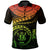 Niue Polynesian Polo Shirt Niue Waves (Reggae) Unisex Reggae - Polynesian Pride