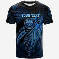 FSM Polynesian Custom T Shirt Legend Blue Version Unisex Blue - Polynesian Pride