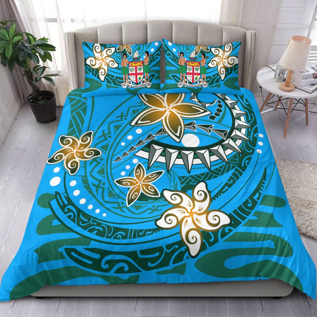 Fiji Bedding Set - Spring Style Blue Color Blue - Polynesian Pride