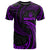 Vanuatu Polynesian All Over T Shirt Purple Tribal Wave Unisex Purple - Polynesian Pride