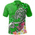 Polynesian Polo Shirt Turtle Plumeria Green Color Unisex Green - Polynesian Pride
