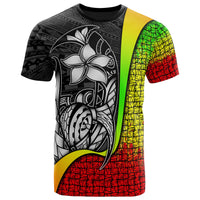 Polynesian T Shirt Reggae Turtle with Hook Unisex Reggae - Polynesian Pride