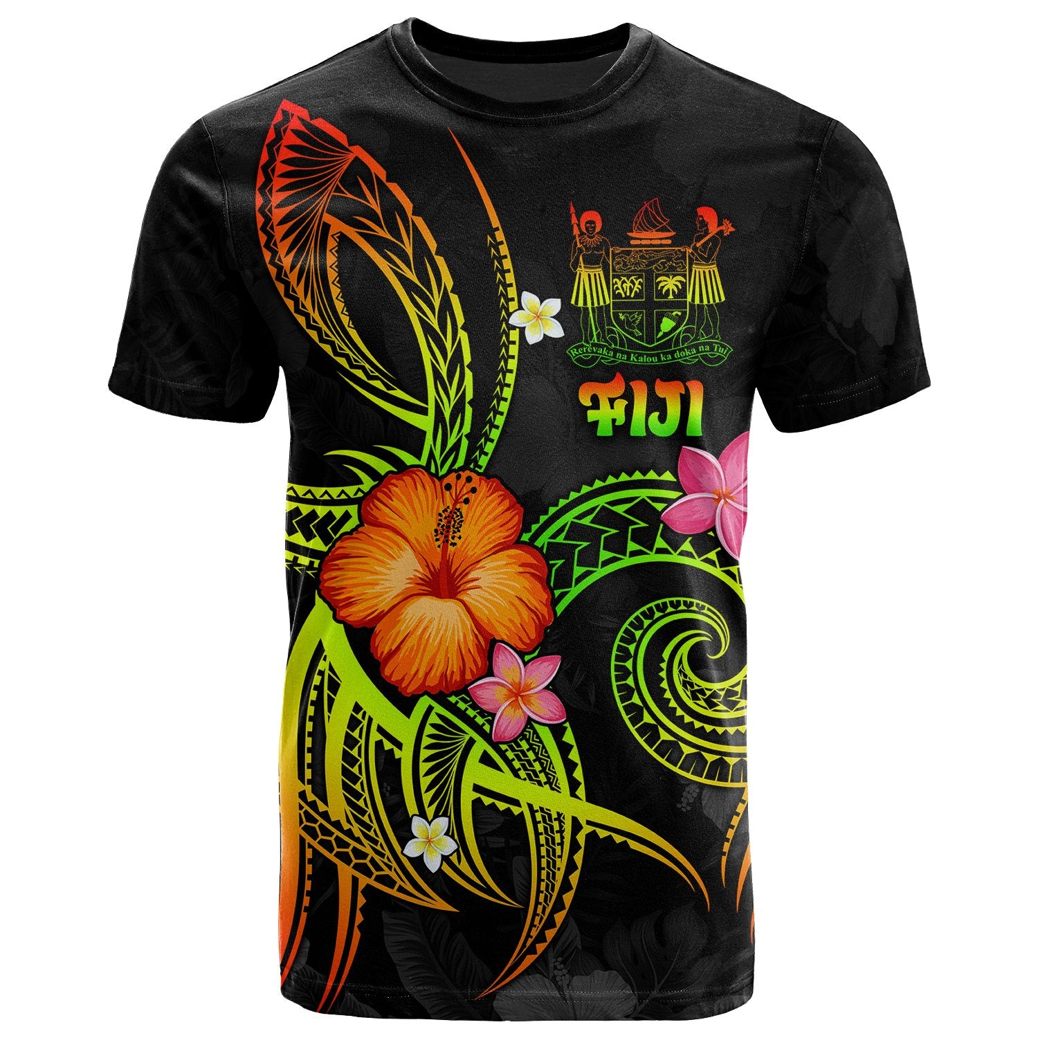 Polynesian T Shirt Legend of Fiji (Reggae) Unisex Art - Polynesian Pride
