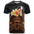 Yap Custom Personalised T-shirt - Tribal Pattern Hibiscus
