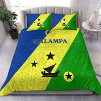 Vanuatu Malampa Province Bedding Set - Flag Style - LT12 Blue - Polynesian Pride
