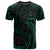 Guam Polynesian All Over T Shirt Green Tribal Wave Unisex Green - Polynesian Pride